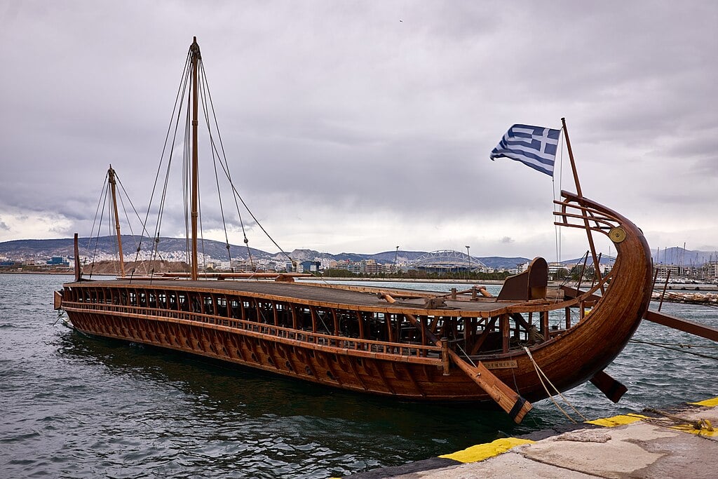Trireme in the modern day. 